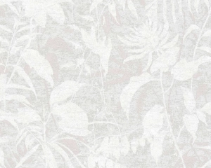 Tapeta białe liście pnącza na flizelinie 78203-3 AS Creation