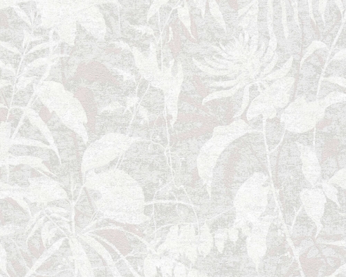 Tapeta białe liście pnącza na flizelinie 78203-3 AS Creation