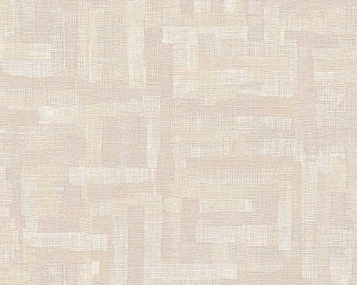 Tapeta abstrakcyjna geometryczna na flizelinie 78204-1 AS Creation beżowa