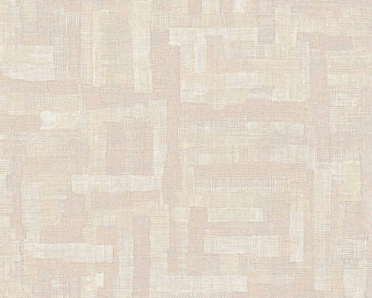 Tapeta abstrakcyjna geometryczna na flizelinie 78204-1 AS Creation beżowa