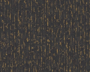 Tapeta wzór geometryczny na flizelinie 78666-7 AS Creation czarno złota