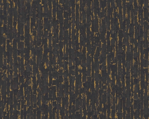 Tapeta wzór geometryczny na flizelinie 78666-7 AS Creation czarno złota
