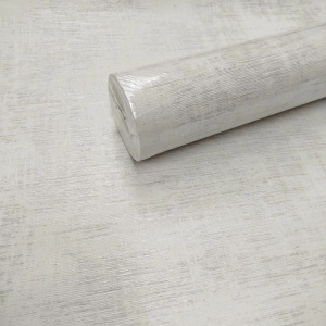 Tapeta tkanina glamour satynowa biało srebrna na flizelinie JS014