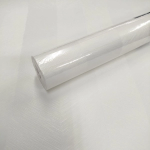 Tapeta jodełka glamour satynowa biała na flizelinie JS019