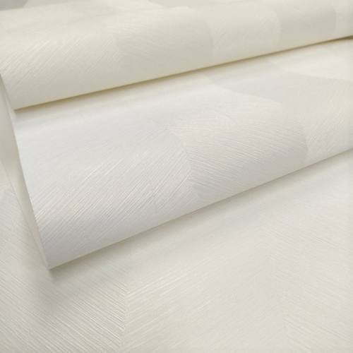 Tapeta jodełka glamour satynowa biała na flizelinie JS019