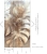 Fototapeta złote liście monstera na flizelinie 79016-1 AS Creation