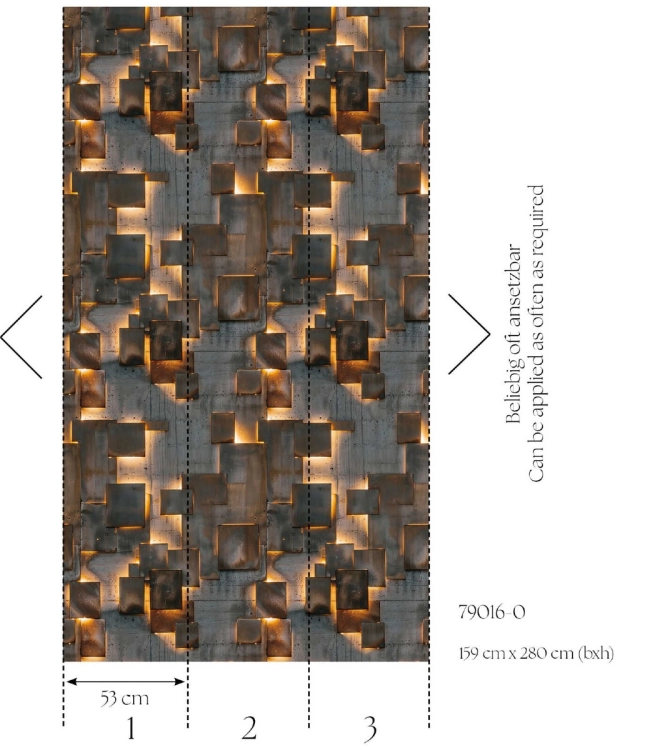 Fototapeta wzór geometryczny na flizelinie 79016-0 AS Creation