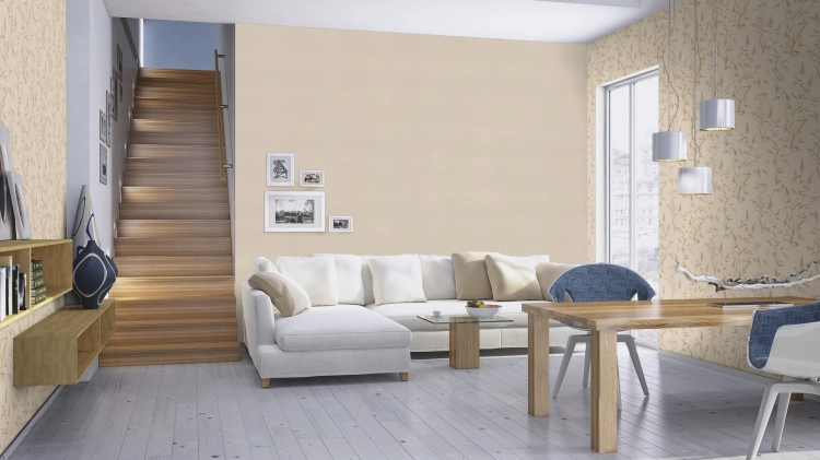 Tapeta beżowa trawa na flizelinie 312928 Rasch
