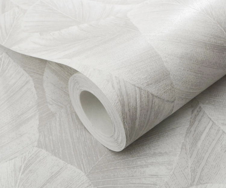 Tapeta popielate liście na flizelinie 10602-31 Erismann Modern Balance