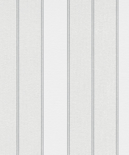 Tapeta biało srebrne pasy na flizelinie 10620-10 Erismann Modern Balance