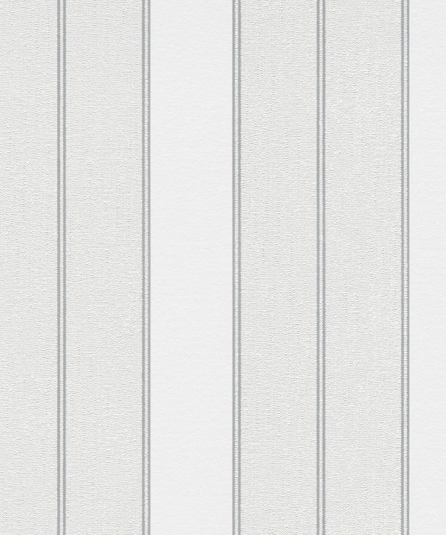 Tapeta biało srebrne pasy na flizelinie 10620-10 Erismann Modern Balance
