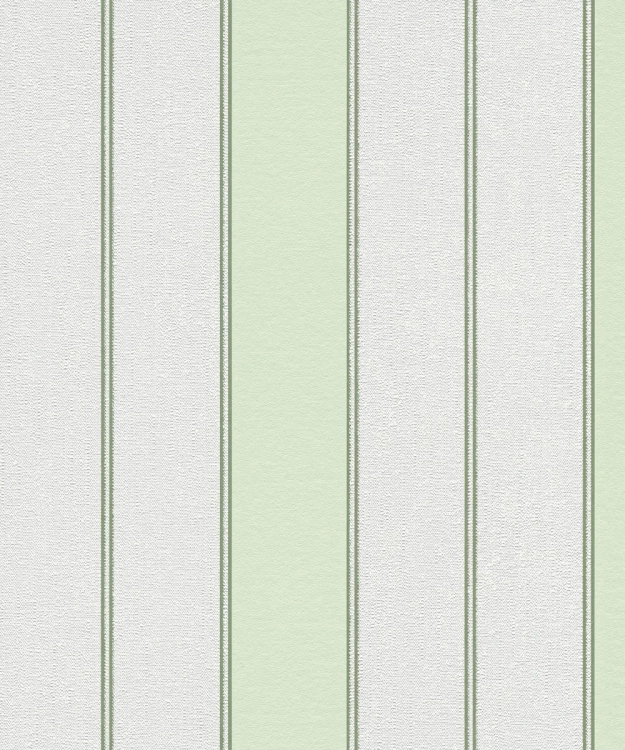 Tapeta biało zielone pasy na flizelinie 10620-07 Erismann Modern Balance