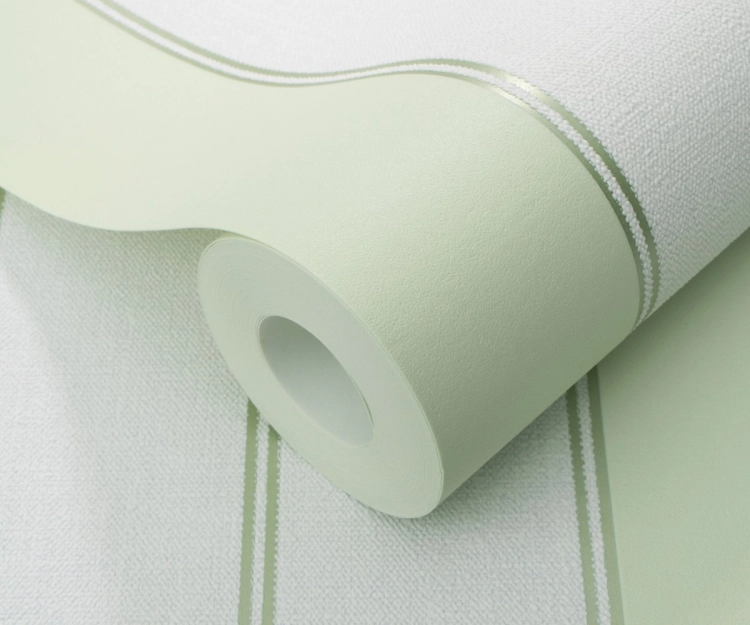 Tapeta biało zielone pasy na flizelinie 10620-07 Erismann Modern Balance