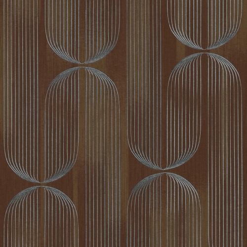 Tapeta brązowy wzór geometryczny na flizelinie 10611-11 Erismann Elle Decoration 5