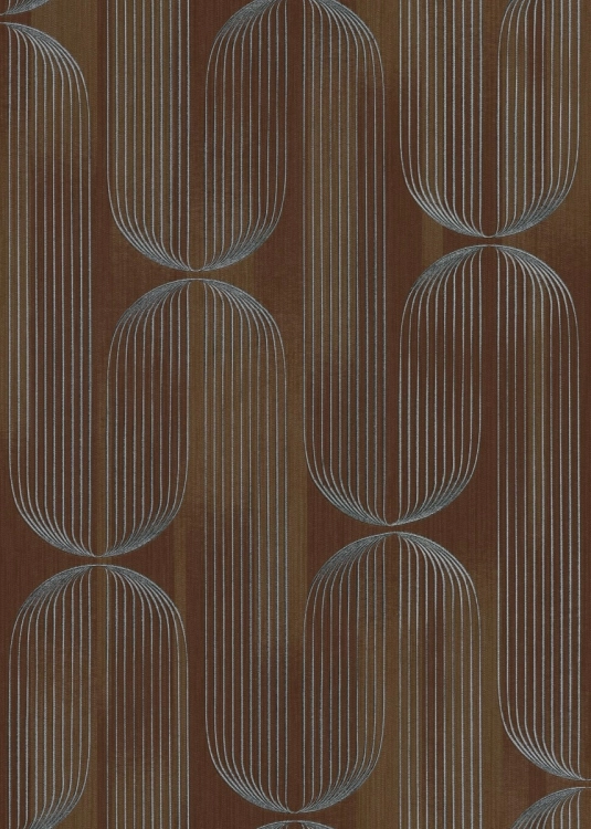 Tapeta brązowy wzór geometryczny na flizelinie 10611-11 Erismann Elle Decoration 5