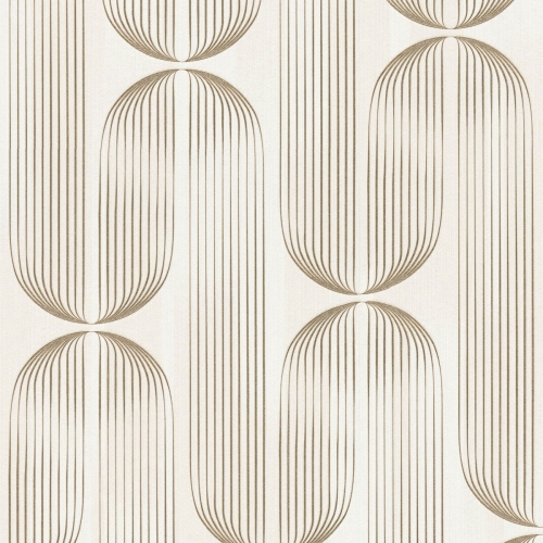 Tapeta złoty wzór geometryczny na flizelinie 10611-14 Erismann Elle Decoration 5