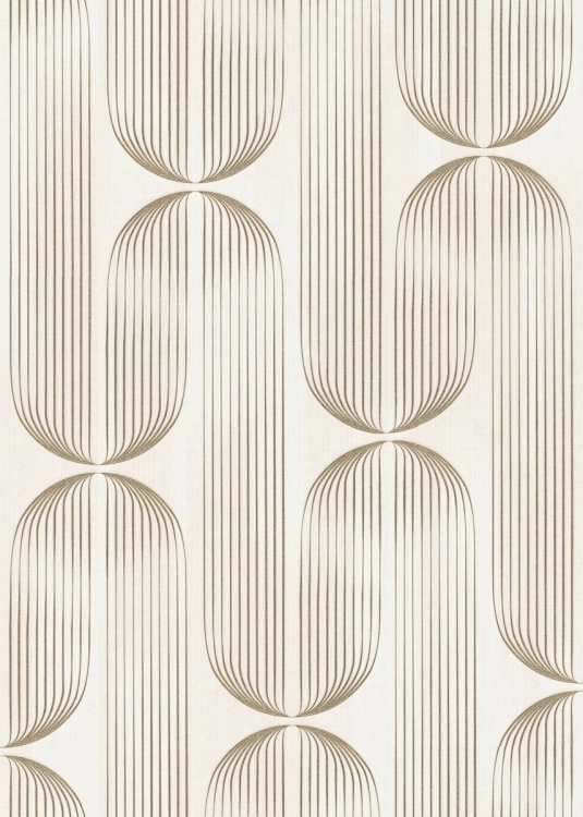 Tapeta złoty wzór geometryczny na flizelinie 10611-14 Erismann Elle Decoration 5