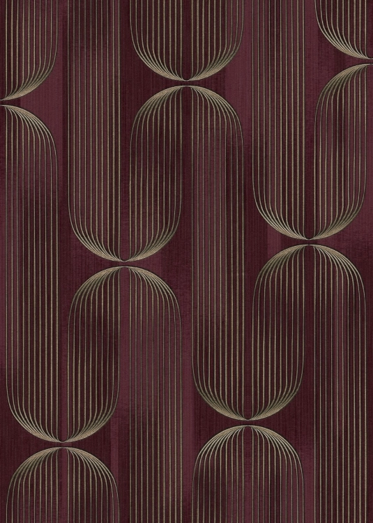 Tapeta złoty wzór geometryczny na flizelinie 10611-22 Erismann Elle Decoration 5