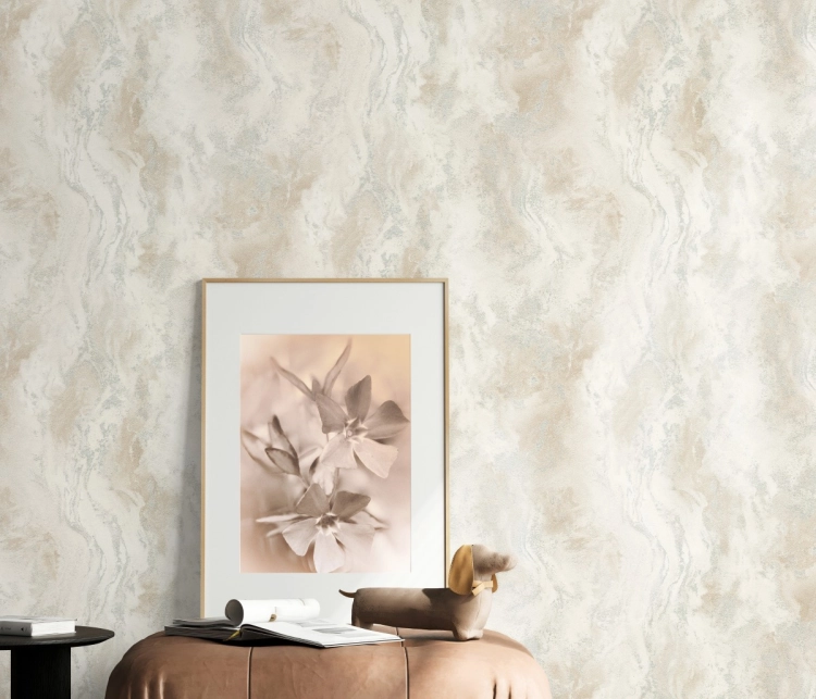 Tapeta beżowy marmur na flizelinie 10614-02 Erismann Elle Decoration 5
