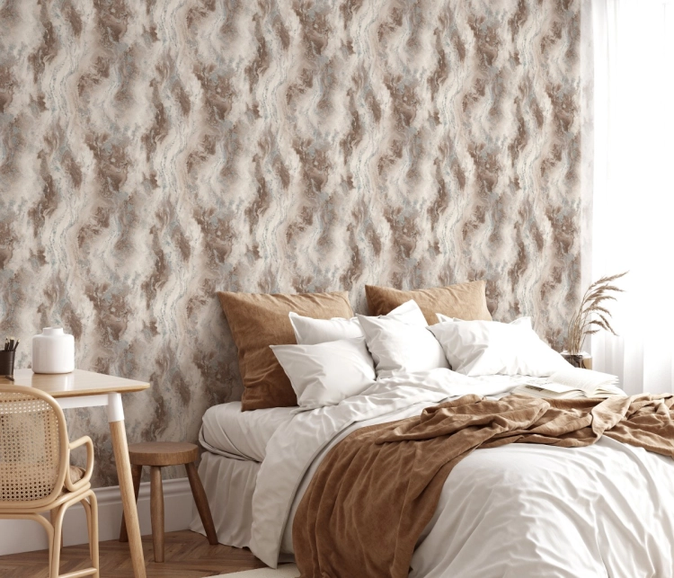 Tapeta brązowy marmur na flizelinie 10614-11 Erismann Elle Decoration 5
