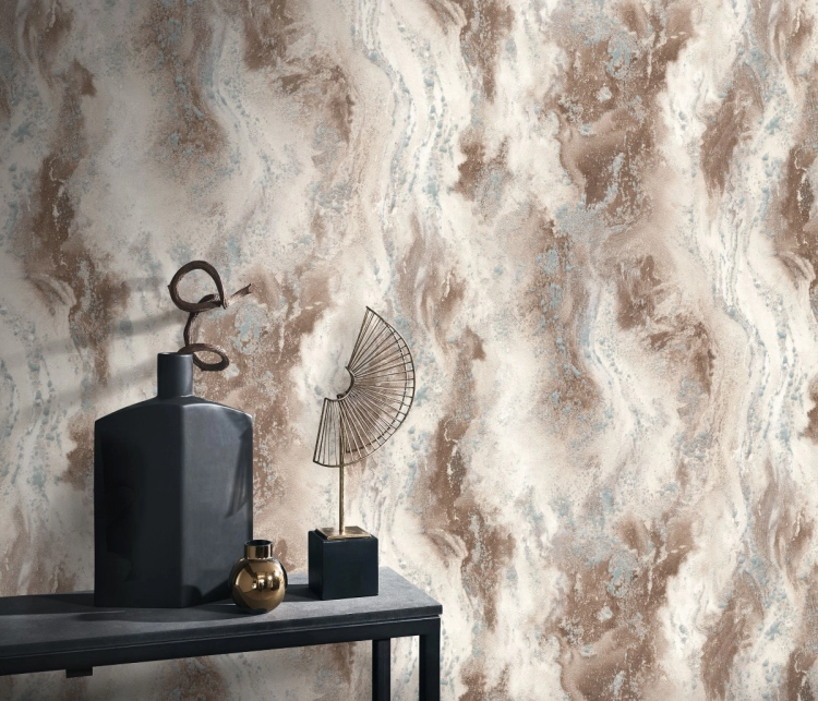 Tapeta brązowy marmur na flizelinie 10614-11 Erismann Elle Decoration 5