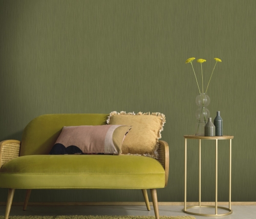 Tapeta zielony prążek na flizelinie 10615-07 Erismann Elle Decoration 5