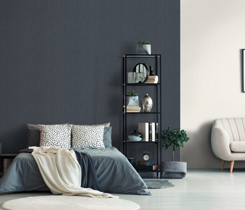 Tapeta granatowy prążek na flizelinie 10615-08 Erismann Elle Decoration 5