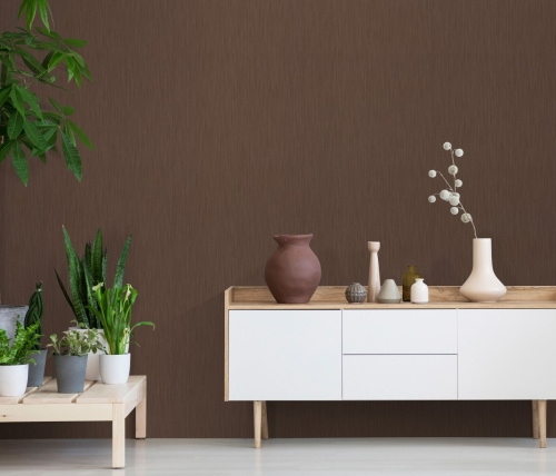 Tapeta brązowy prążek na flizelinie 10615-11 Erismann Elle Decoration 5