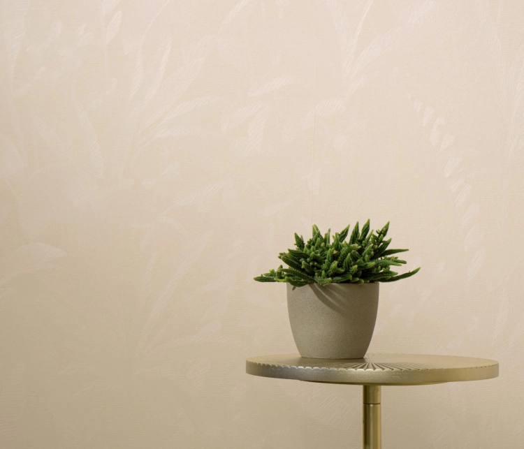 Tapeta beżowe kwiaty liście na flizelinie 10654-02 Erismann Elle Decoration 5