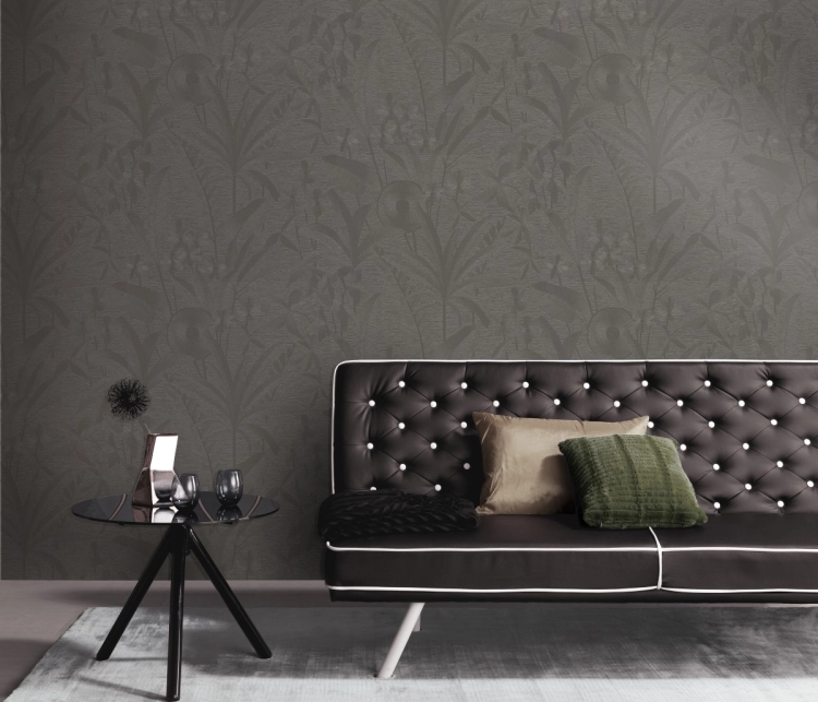Tapeta brązowe kwiaty liście na flizelinie 10654-37 Erismann Elle Decoration 5