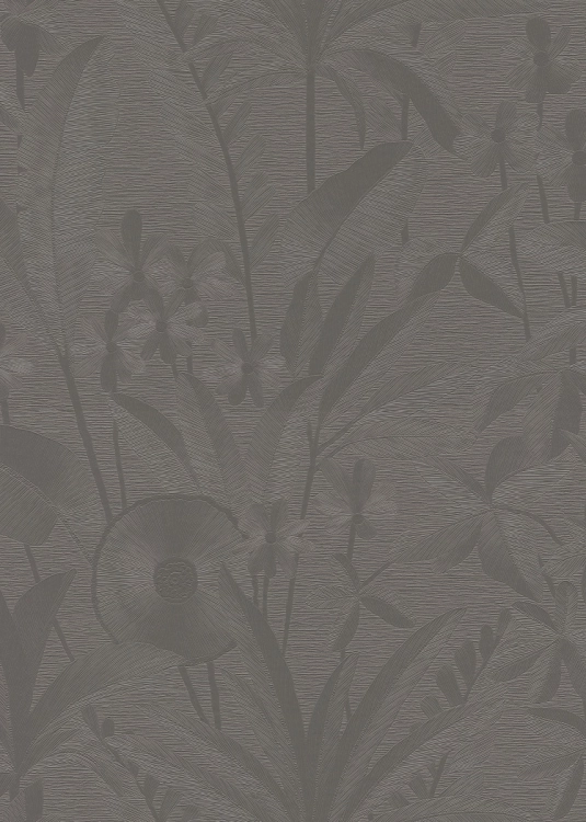 Tapeta brązowe kwiaty liście na flizelinie 10654-37 Erismann Elle Decoration 5