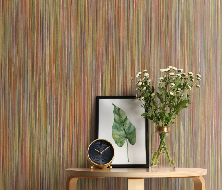 Tapeta wielokolorowy prążek na flizelinie 10655-24 Erismann Elle Decoration 5