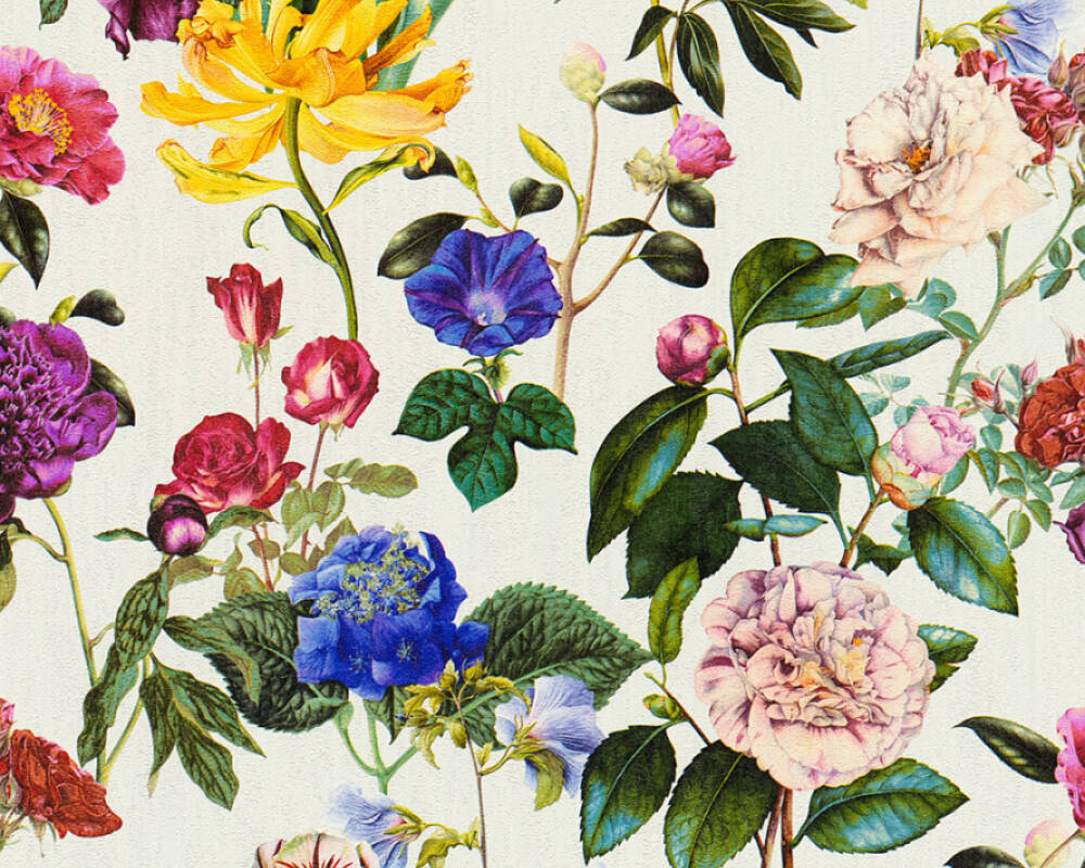 Tapeta AS Trendwall 373361 tapeta w kwiaty, kolorowa,wzór botaniczny
