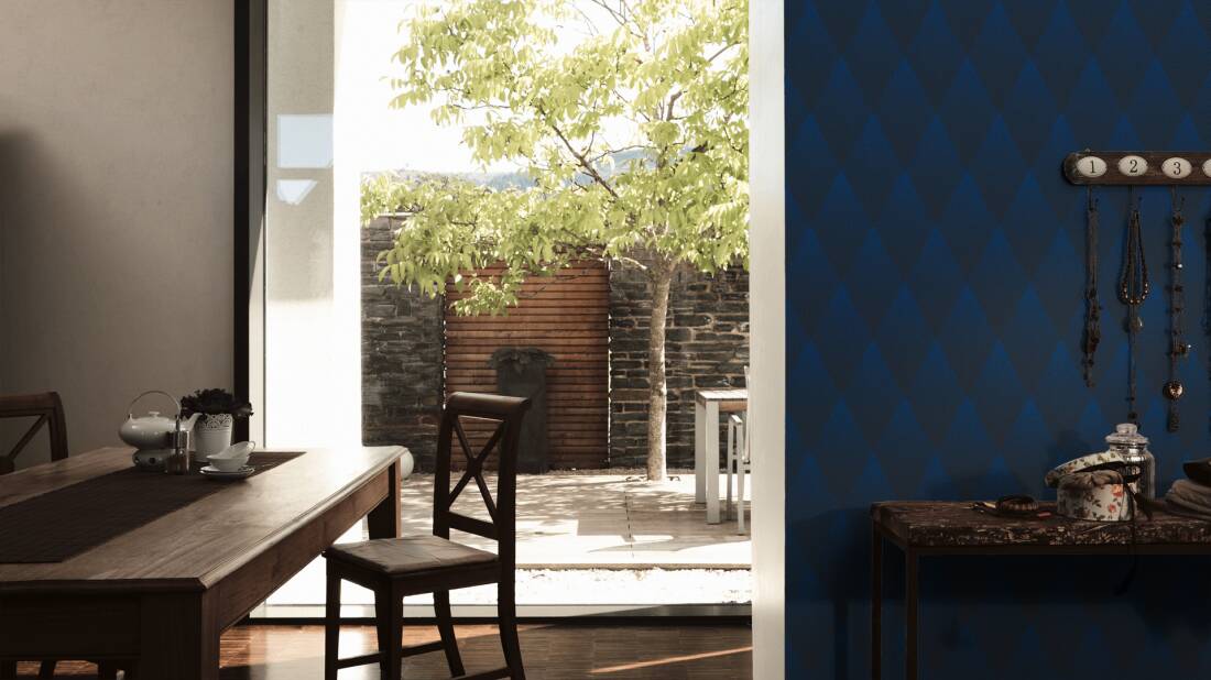 Tapeta ścienna New Walls 374191, Tapeta rąby