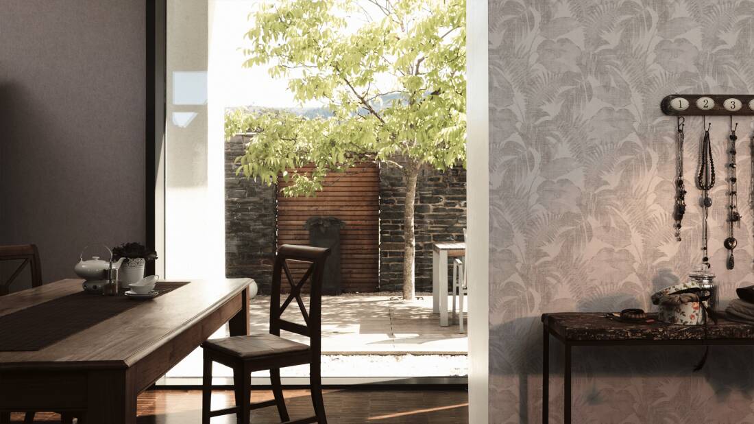 Tapeta ścienna New Walls 373962, Tapeta liście