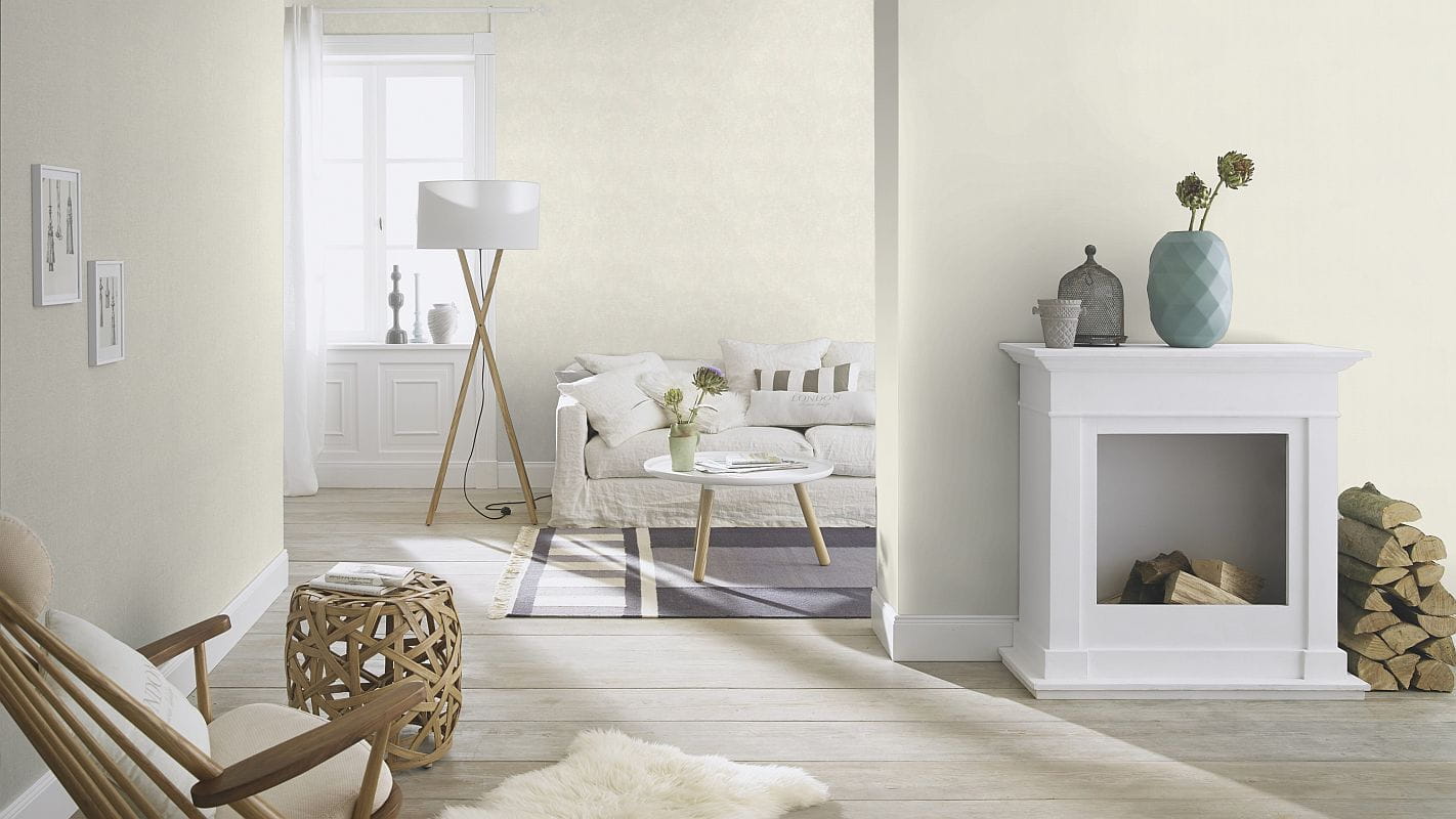 tapeta Rasch Freundin III 464030, tapeta biała materiał