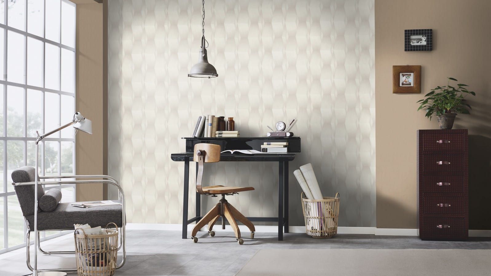 Tapeta ścienna Erismann 1004626, Tapeta geometryczna