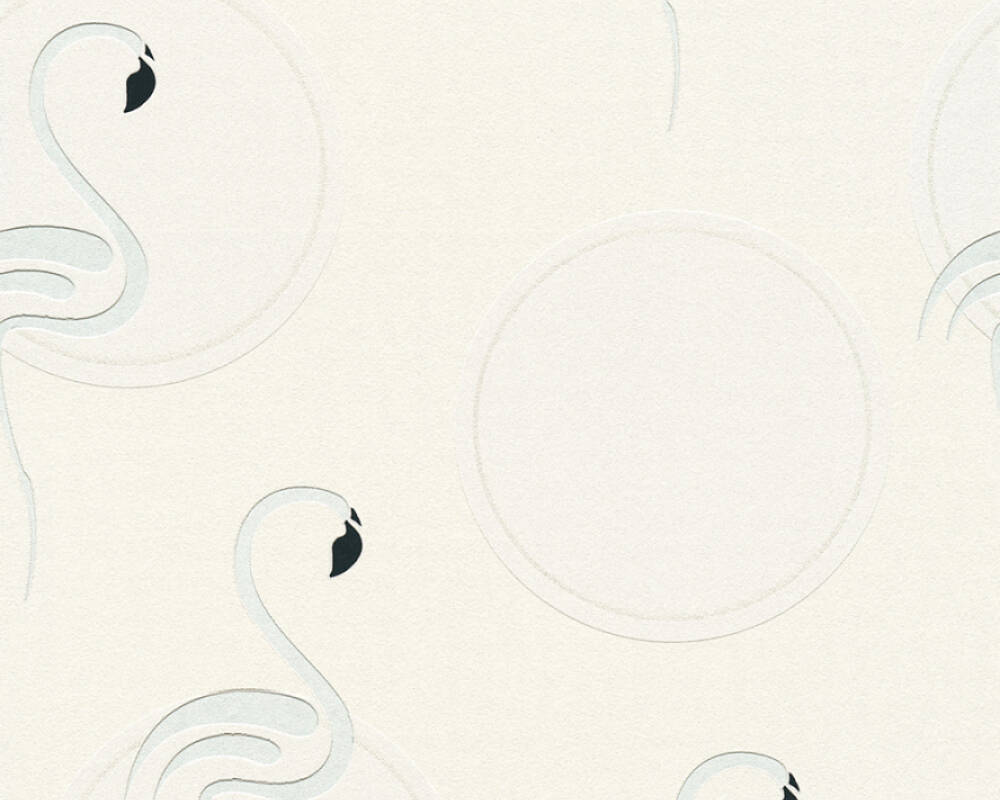 Tapeta ścienna AS 36998-1, Tapeta w flamingi