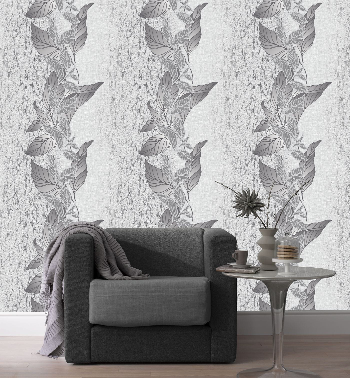 Tapeta ścienna Erismann 10036-10, Tapeta w liście