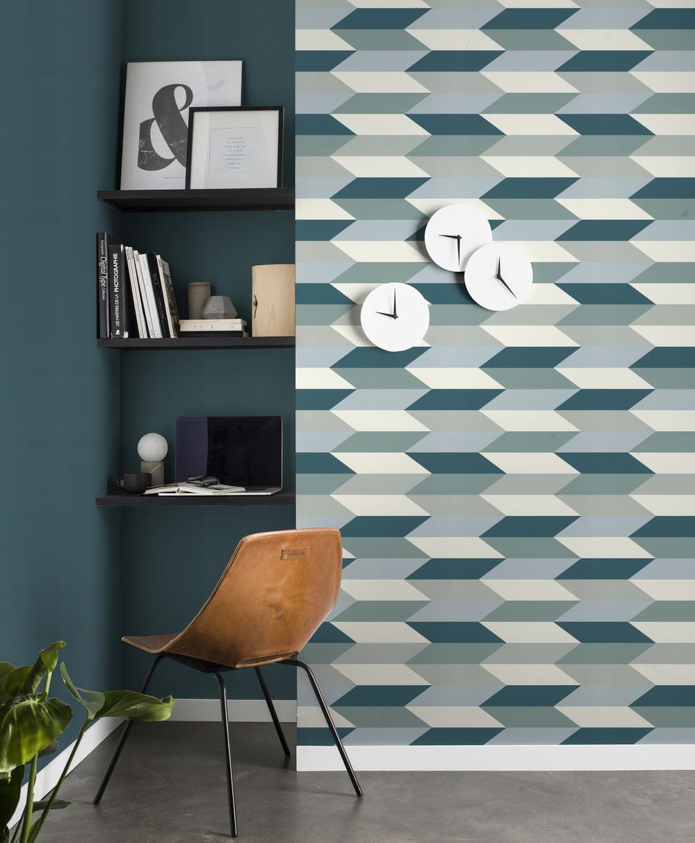 Tapeta ścienna Rasch 637519, Tapeta w wzór geometryczny