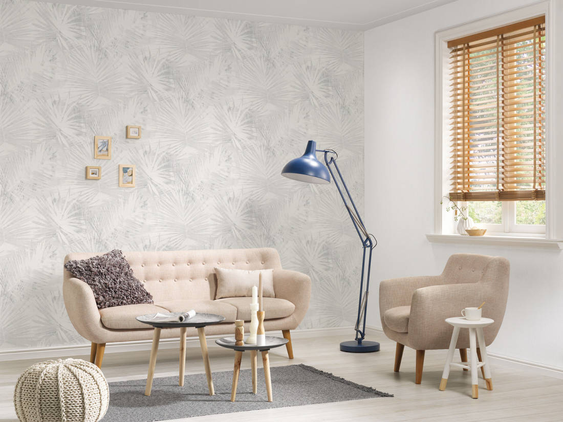 tapeta w liście palmy