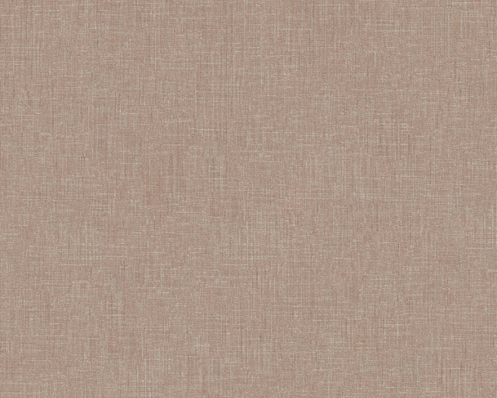 Tapeta ścienna AS Metropolitan Stories 36922-5, splot tkaninowy, brązowy len, orzechowy