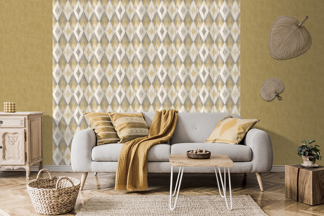 Tapeta Ugepa Odesse L96102, tapeta w romby, wzór geometryczny