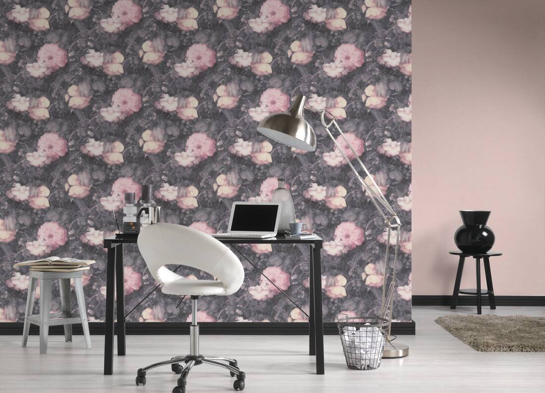 Tapeta ścienna AS Metropolitan Stories 36925-2, tapeta jednolita kolor pastelowy różowy 369252