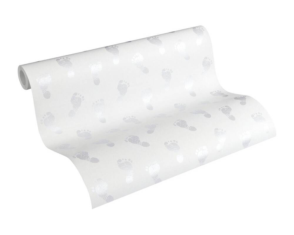 Tapeta AS Little Stars 35863-1 , tapeta dziecięca, tapeta w stópki, stopy dziecięce