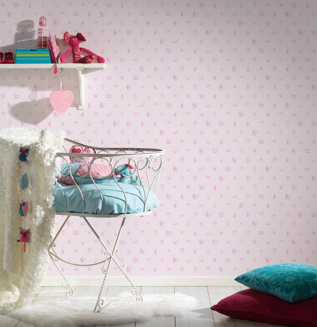 Tapeta AS Little Stars 35854-1 , tapeta dziecięca, tapeta w zabawki