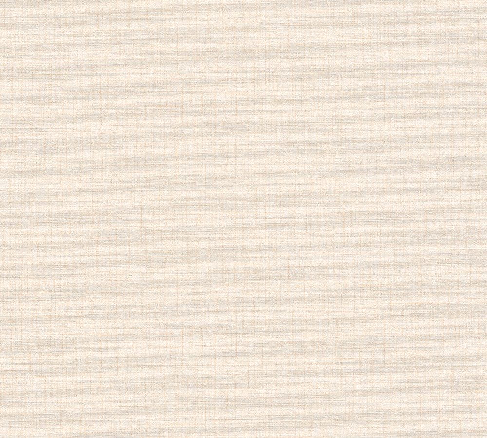 Tapeta AS Metropolitan Stories 2 37953-6 , okładzina ścienna na flizelinie tkanina lniana, materiał beżowy/brzoskwiniowy