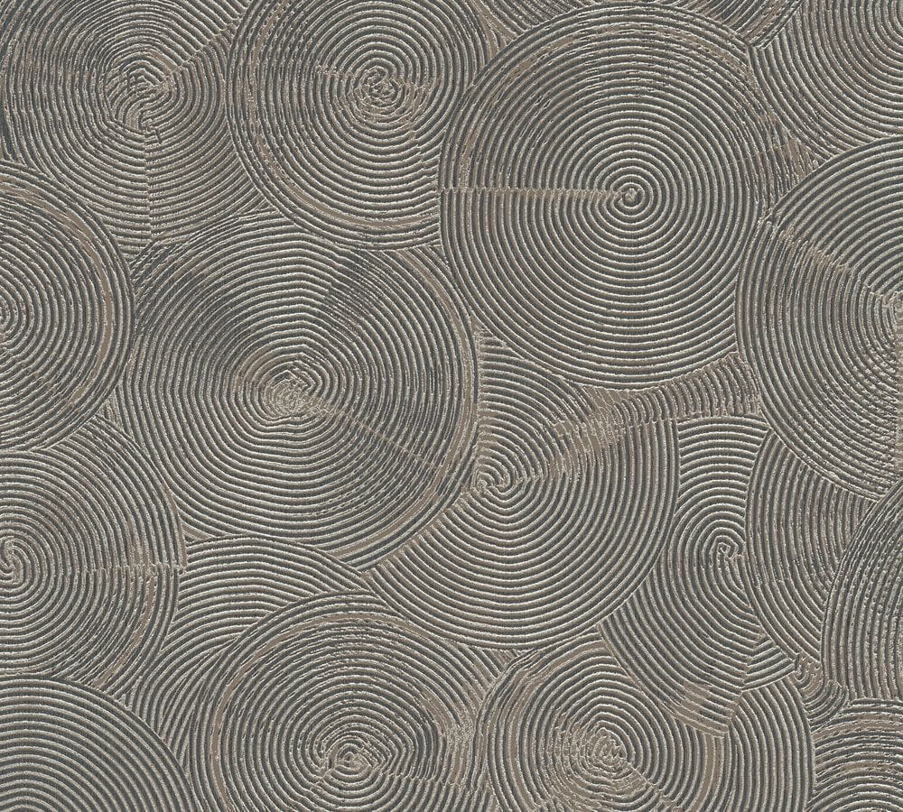 Metropolitan Stories 2 37900-4, wzór geometryczny, koła czarne, złote