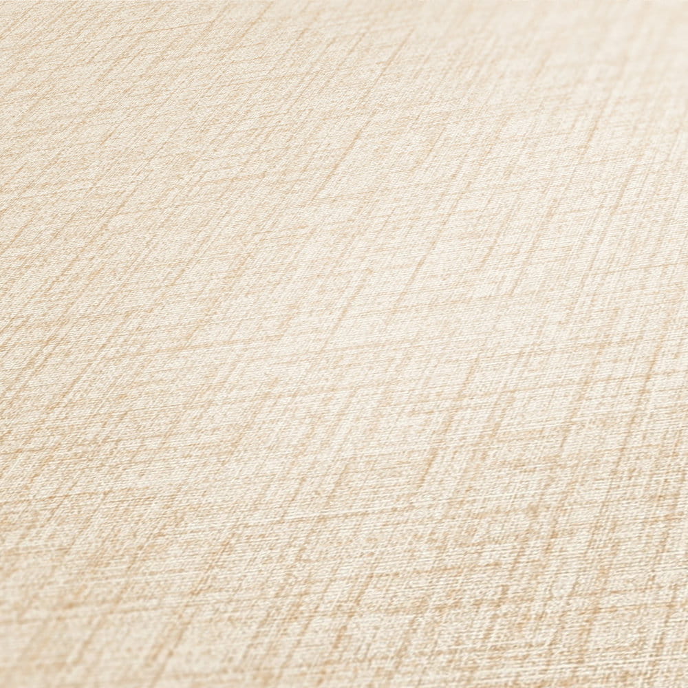 Tapeta AS Metropolitan Stories 2 37953-6 , okładzina ścienna na flizelinie tkanina lniana, materiał beżowy/brzoskwiniowy