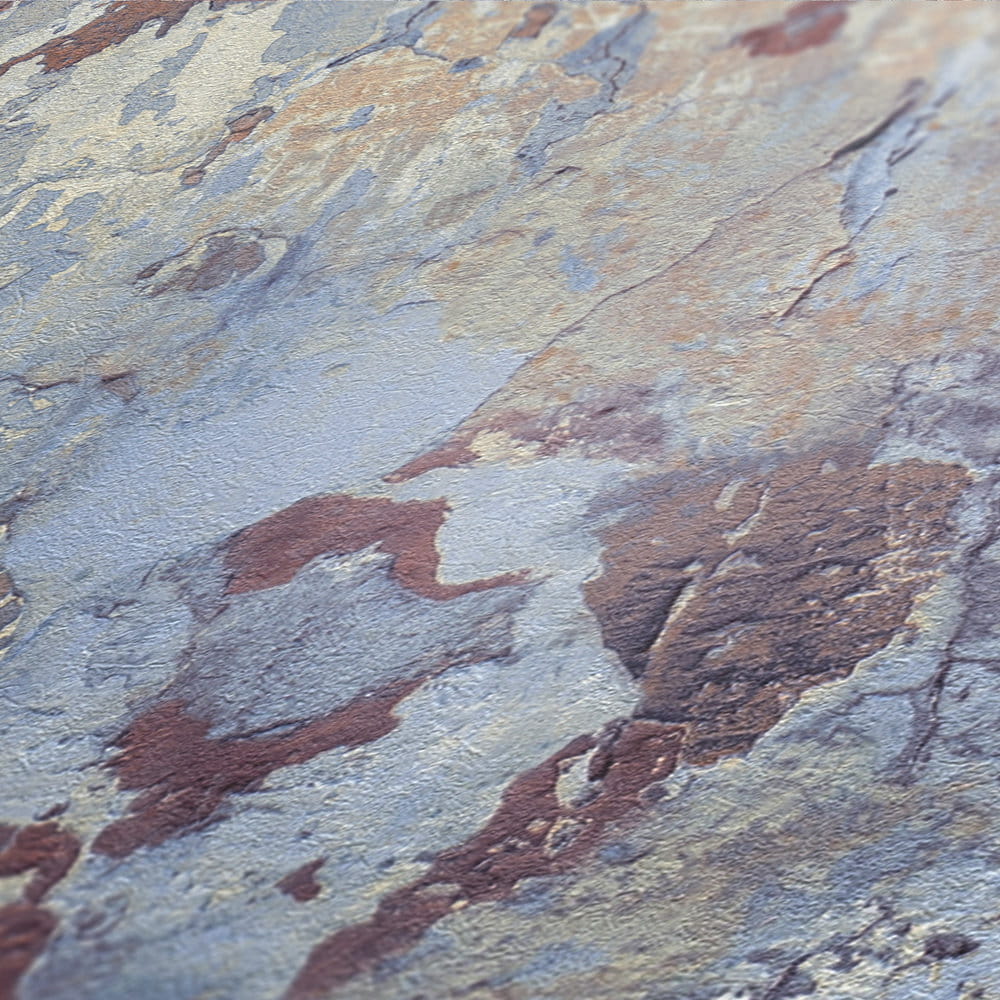 Metropolitan Stories 2 37954-2 Tapeta ścienna AS, stary tynk, popękany beton, niebieski